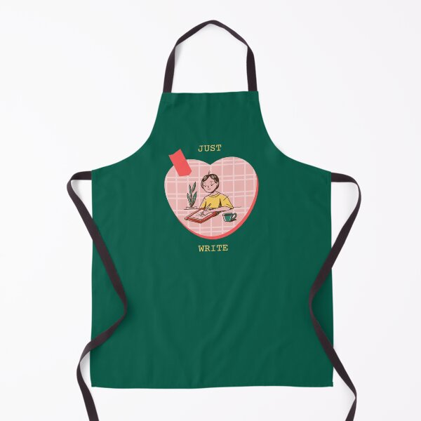 Item preview, Just Write - A girl writing withing a heart designed and sold by vela-ramhorn.