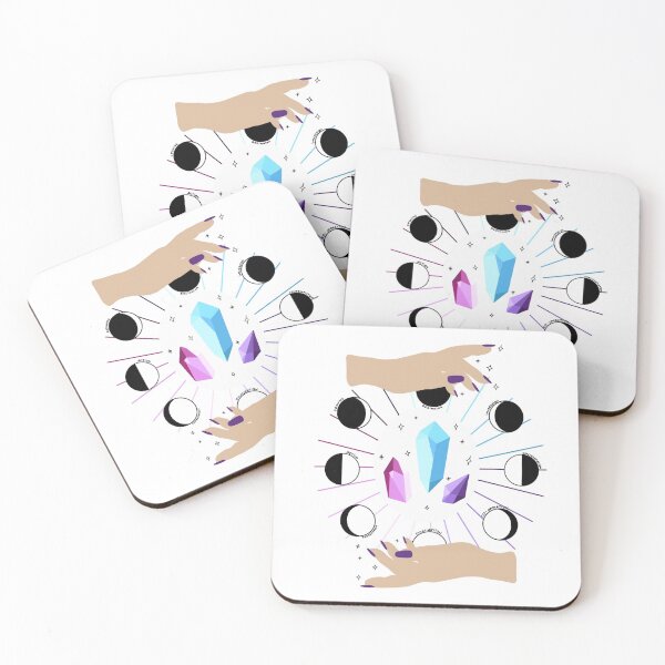 Item preview, Magical Crystals and Moon Phases designed and sold by BeInStickers.