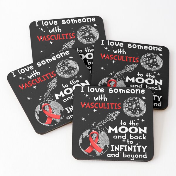 Item preview, I Love Someone With Vasculitis To The Moon And Back designed and sold by heppenp.