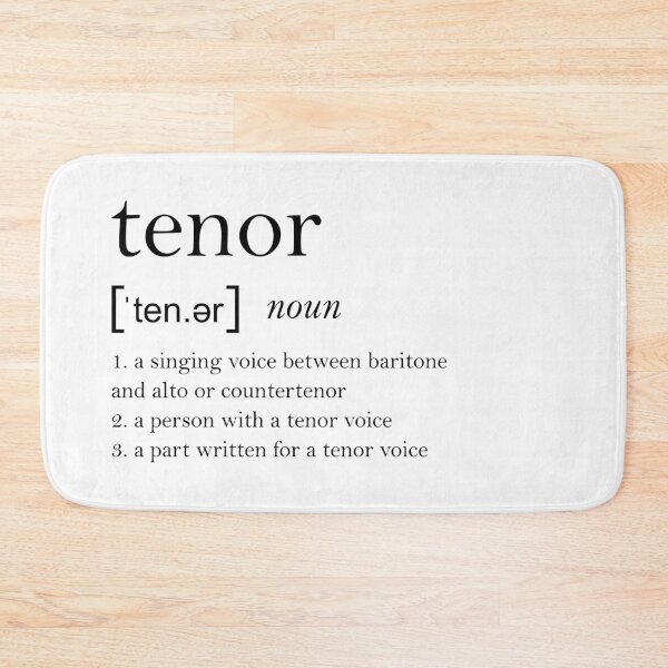 Item preview, Tenor Dictionary Definition designed and sold by operaqueen.