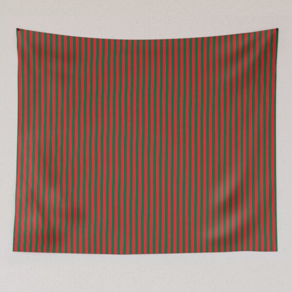 Item preview, woogie stripes - red & green designed and sold by puzzleteez.