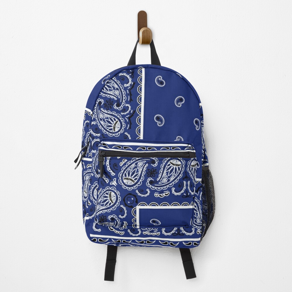 Royal Blue Bandana Backpack