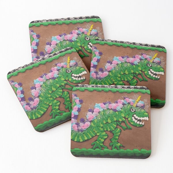 Item preview, Pretty Unicorn Dinosaur Cake designed and sold by gailmariekern.