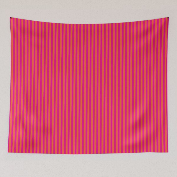 Item preview, woogie stripes - orange & pink designed and sold by puzzleteez.