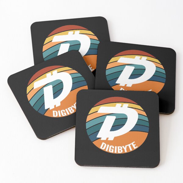 Item preview, Digibyte Oval Sunset designed and sold by Bitcoin-Fashion.