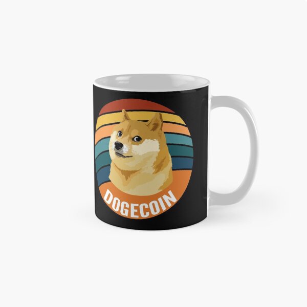 Item preview, Dogecoin Oval Sunset designed and sold by Bitcoin-Fashion.
