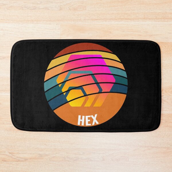 Item preview, HEX Oval Sunset designed and sold by Bitcoin-Fashion.