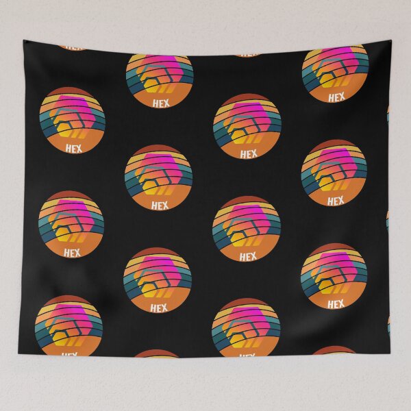 Item preview, HEX Oval Sunset designed and sold by Bitcoin-Fashion.