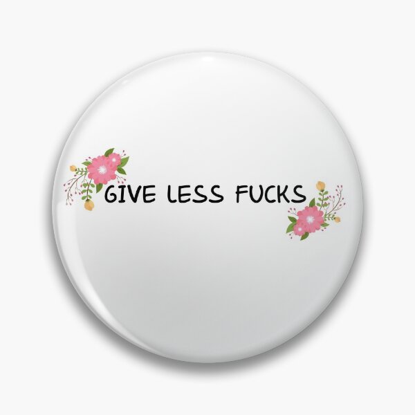 Item preview, Give Less Fucks Sticker designed and sold by kamall.
