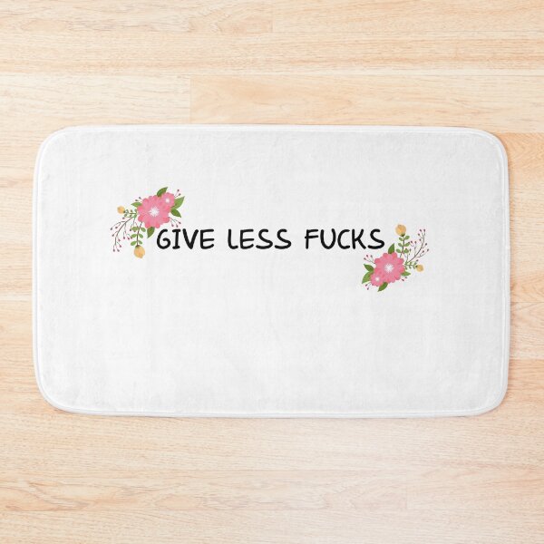 Item preview, Give Less Fucks Sticker designed and sold by kamall.