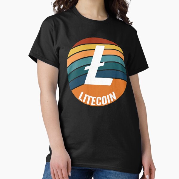 Artikel-Vorschau von Litecoin Ovaler Sonnenuntergang, designt und verkauft von Bitcoin-Fashion.