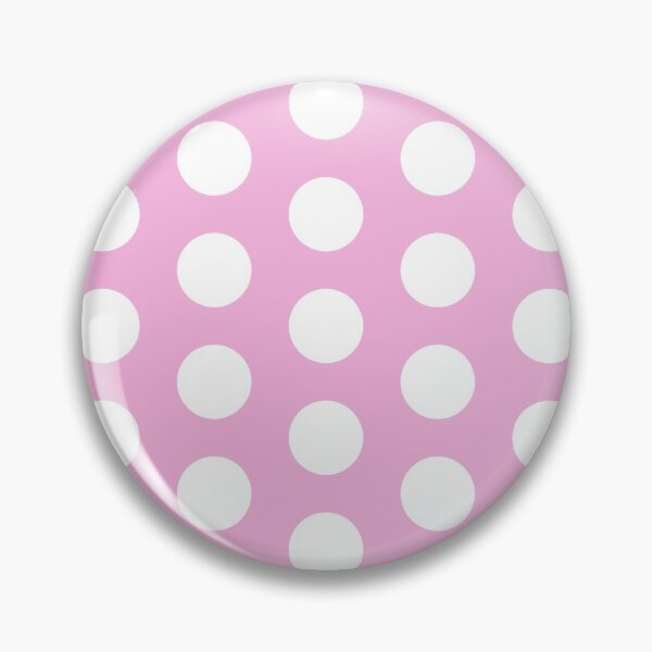 Item preview, White polkadots on pink designed and sold by LittleBettyMakes.