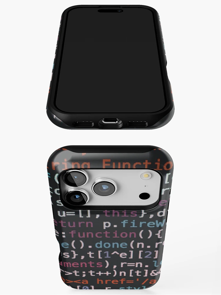 Thumbnail 3 of 4, iPhone Case, Colorful Java Script designed and sold by jerankin.