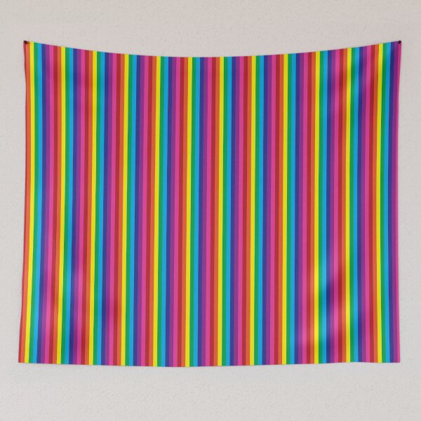 Item preview, woogie stripes - rainbow designed and sold by puzzleteez.