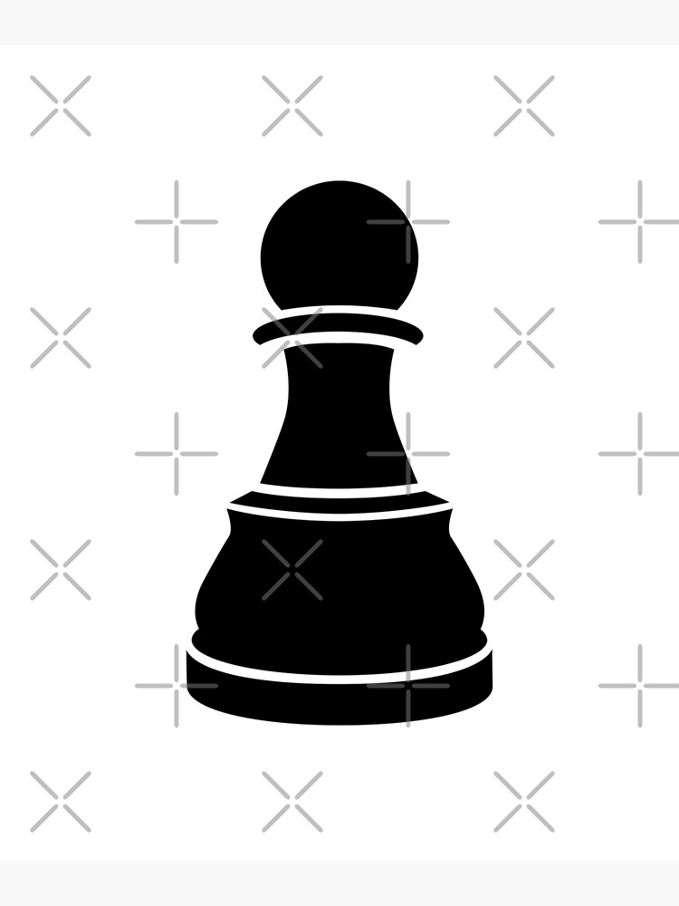 Isolated pawn chess piece icon Royalty Free Vector Image