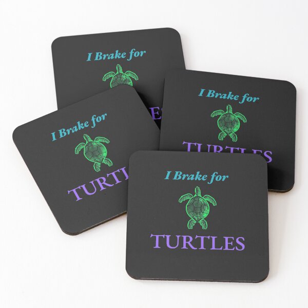 Item preview, I Brake for Turtles designed and sold by MildlyAmused.