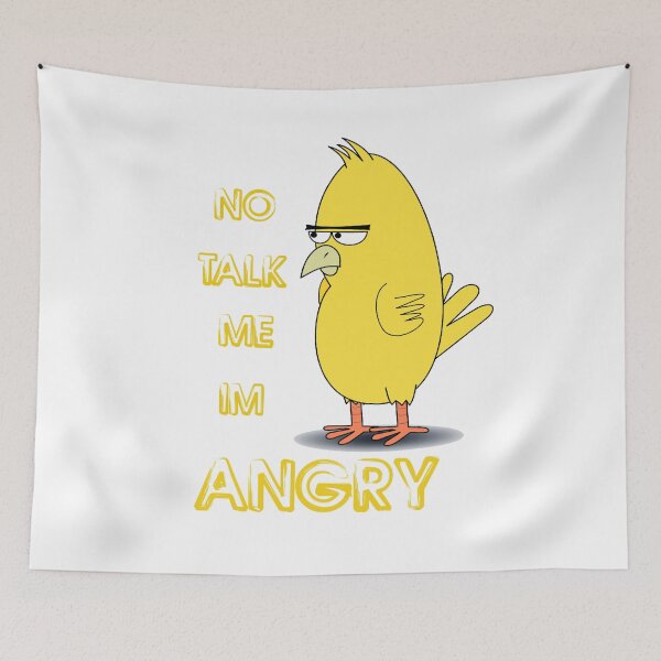 Item preview, No Talk Me Im Angry designed and sold by RoaaMagic.