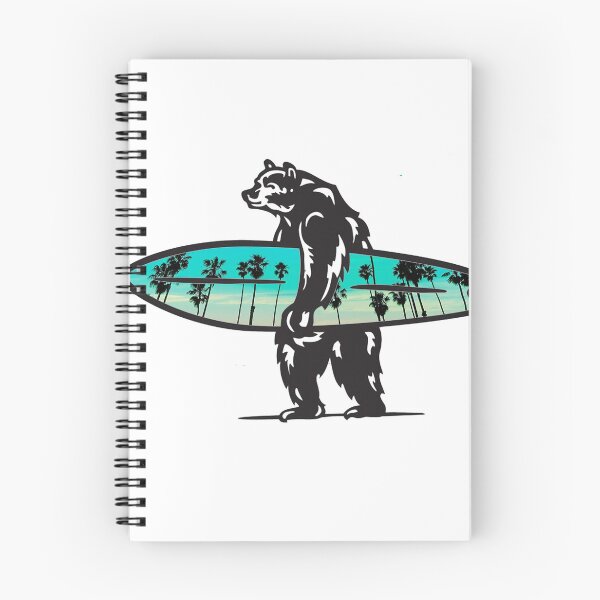 Item preview, Surfing Cali Bear designed and sold by ChuckNsty.