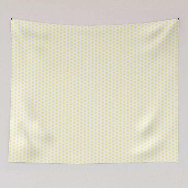 Item preview, Yellow polkadots on white designed and sold by LittleBettyMakes.