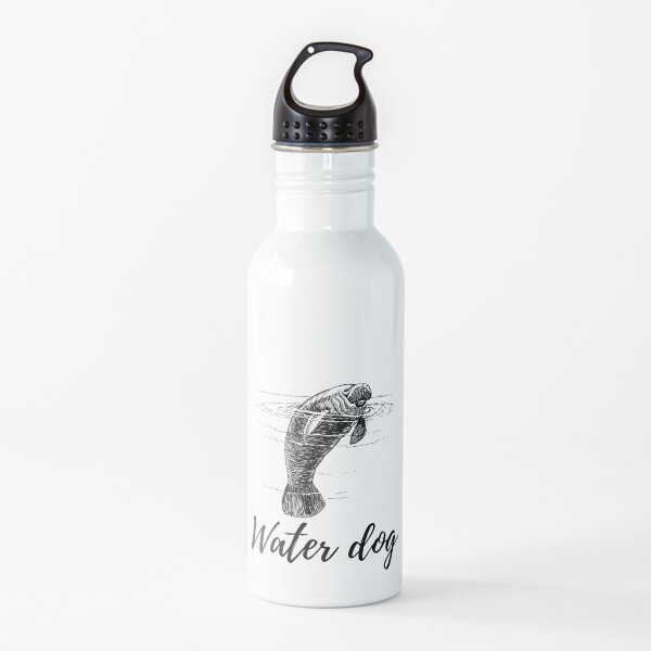Manatee are water dogs! Water Bottle