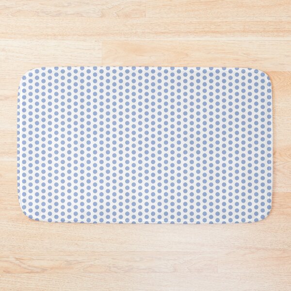 Item preview, Sky blue polkadots on white designed and sold by LittleBettyMakes.