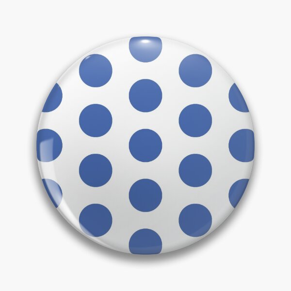 Item preview, Royal blue polkadots on white designed and sold by LittleBettyMakes.