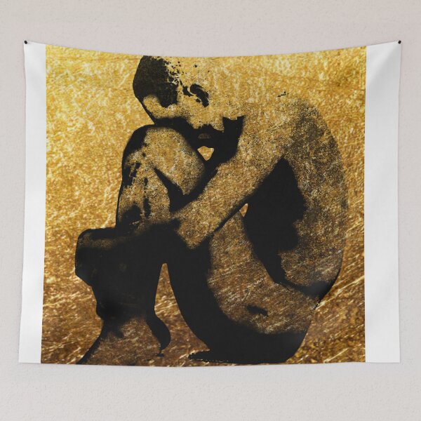 Item preview, Tribute to Robert Mapplethorpe Gold version - spray and acrylic on canvas by Fausto Novelli F&N designed and sold by GudNius.