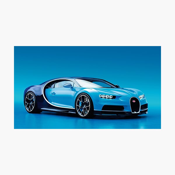 Blue Speed Photographic Print
