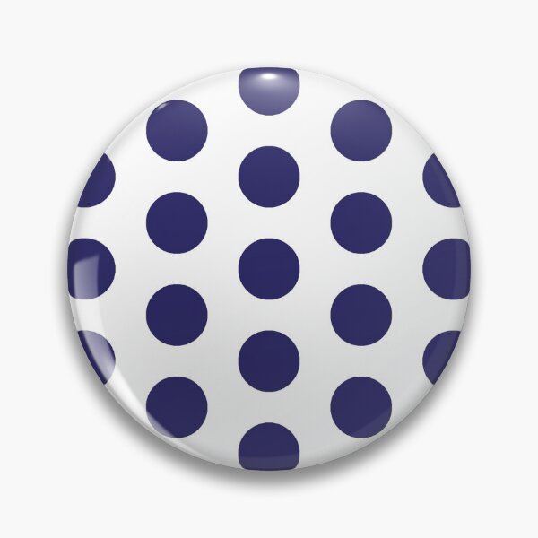 Item preview, Navy blue polkadots on white designed and sold by LittleBettyMakes.