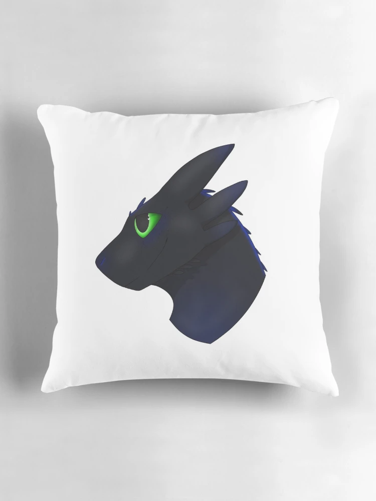 Thumbnail 3 of 4, Pillow, Toothless designed and sold by RazeCreations.