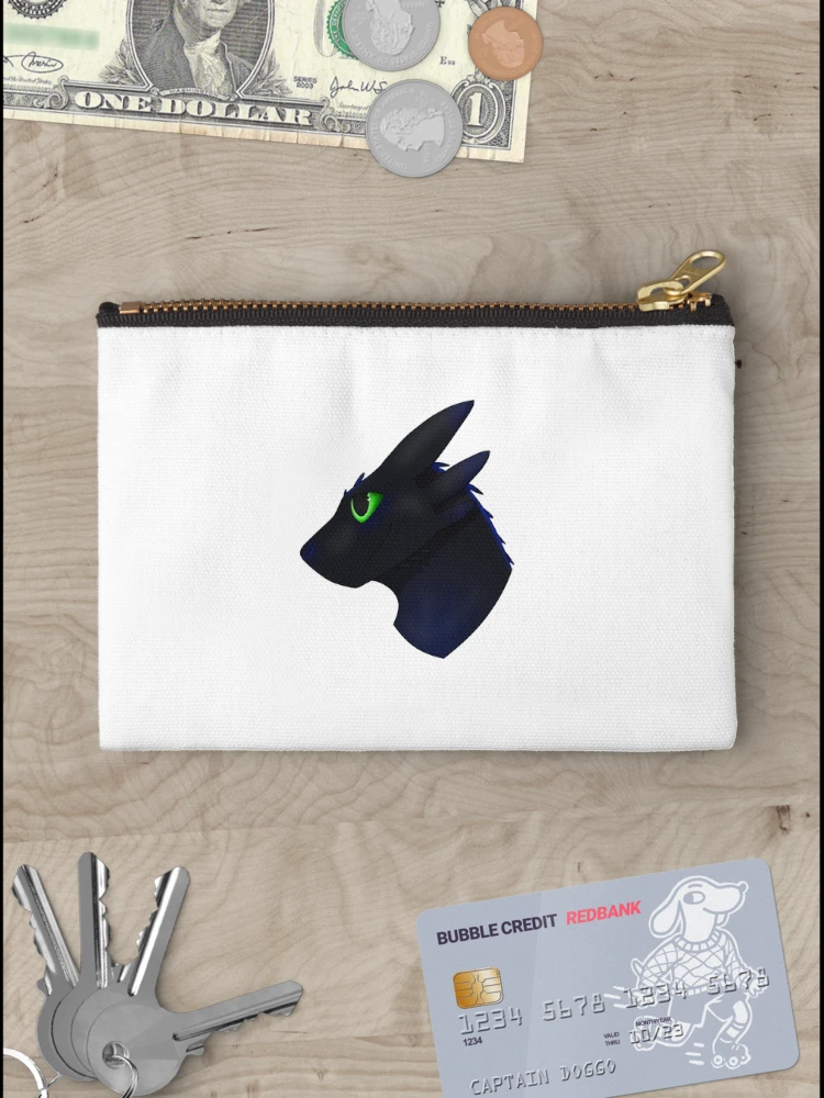 Thumbnail 3 of 4, Zipper Pouch, Toothless designed and sold by RazeCreations.