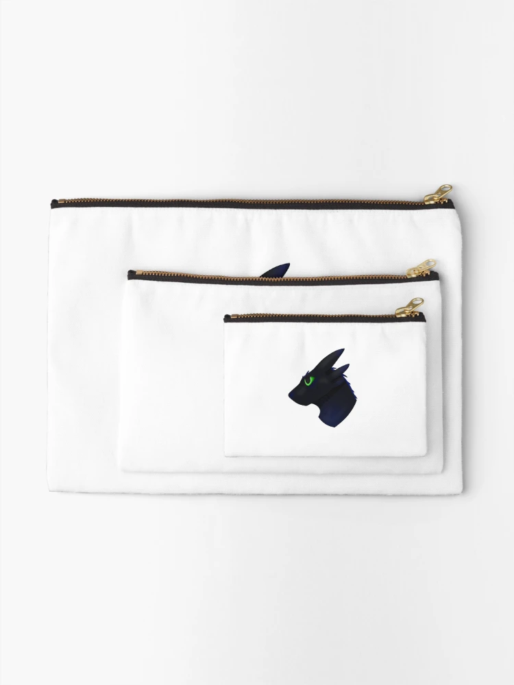 Thumbnail 2 of 4, Zipper Pouch, Toothless designed and sold by RazeCreations.