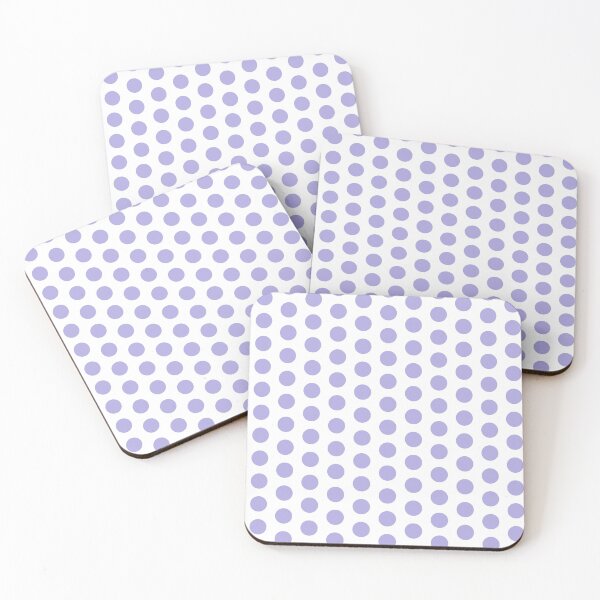 Item preview, Lilac polkadots on white designed and sold by LittleBettyMakes.