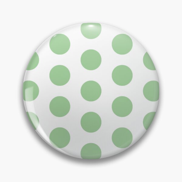Item preview, Green polkadots on white designed and sold by LittleBettyMakes.