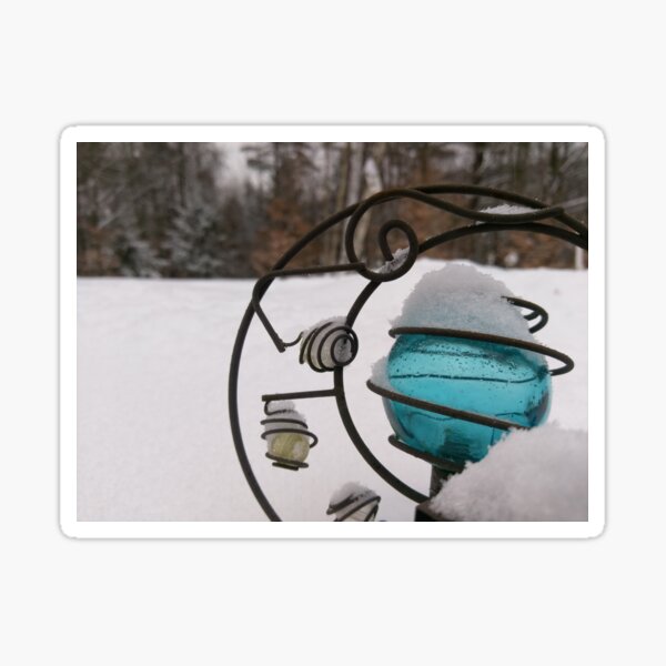 Blue Ice Orb Sticker