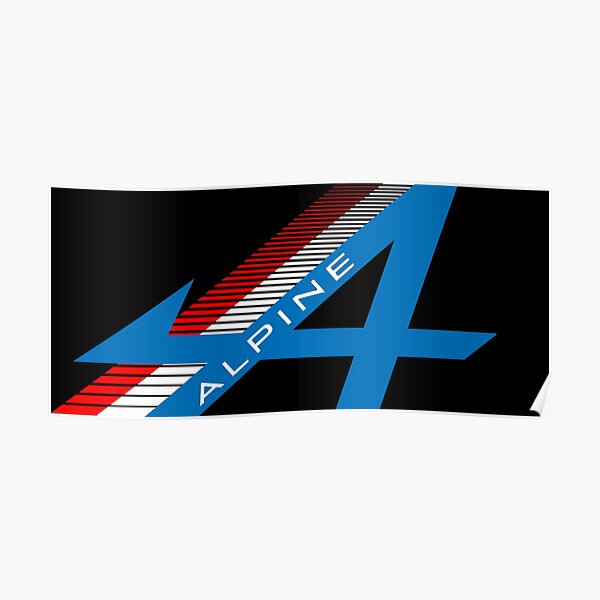 Alpine F1 Design Poster