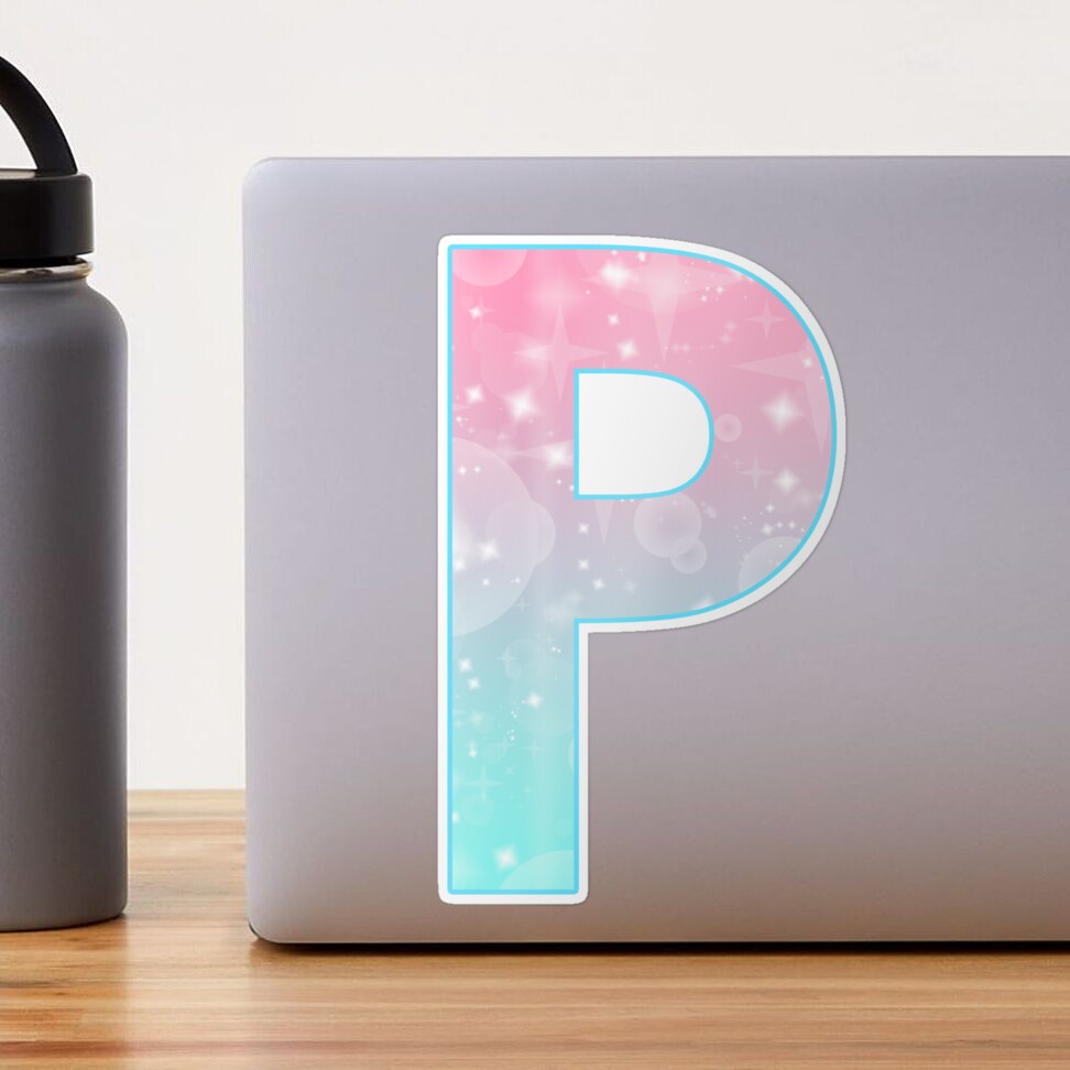 Letter P Sticker – Moon Light Sticker Co.