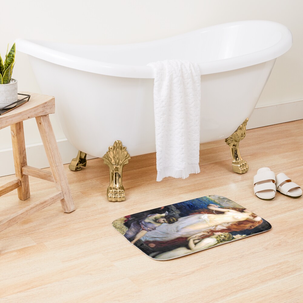 The Pearls Of Aphrodite – (Herbert James Draper) Герберт Дрейпер - Жемчуг Афродиты Bath Mat