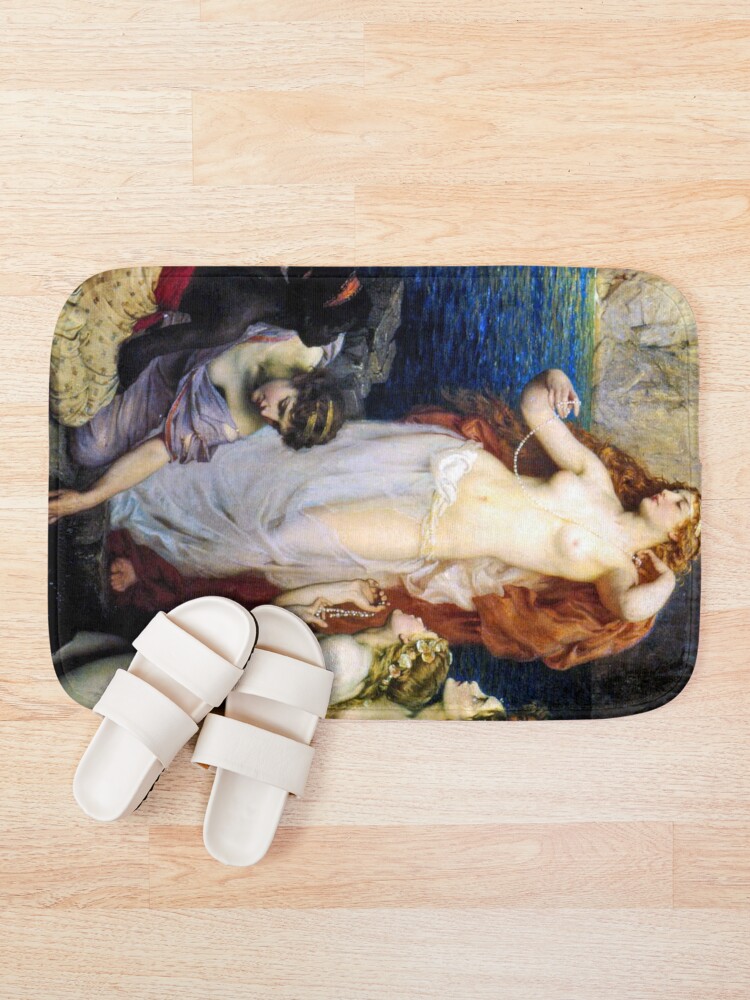 Alternate view of The Pearls Of Aphrodite – (Herbert James Draper) Герберт Дрейпер - Жемчуг Афродиты Bath Mat