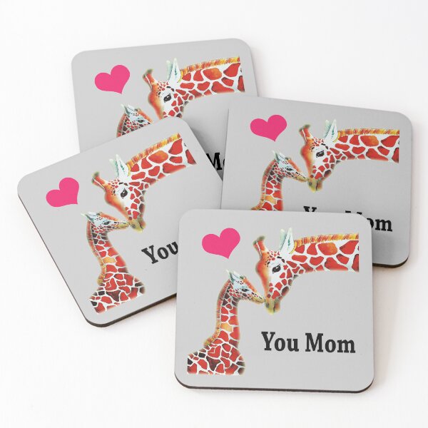 Item preview, Giraffe Says Love You Mom  designed and sold by Mrspink16.
