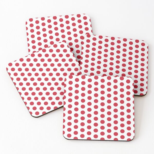 Item preview, Red polkadots on white designed and sold by LittleBettyMakes.
