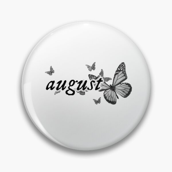 Item preview, Taylor Swift - folklore: august (with butterflies) designed and sold by OnceStorybrooke.