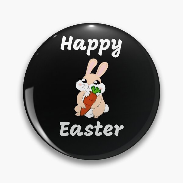 Item preview, Happy Easter Cute Bunny, white text designed and sold by JRice66.