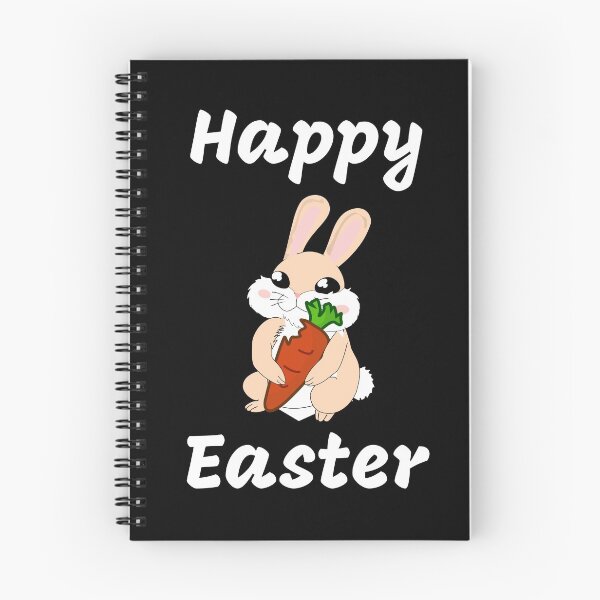 Item preview, Happy Easter Cute Bunny, white text designed and sold by JRice66.