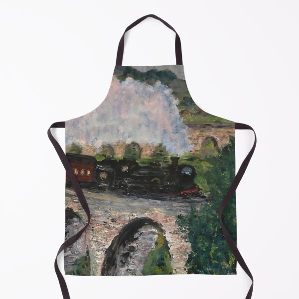 Item preview, Train steaming over bridge designed and sold by martydav.