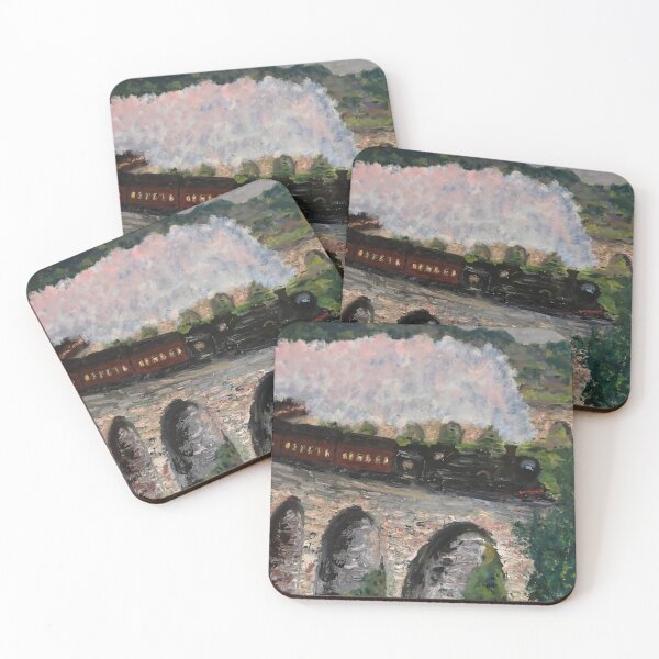 Item preview, Train steaming over bridge designed and sold by martydav.