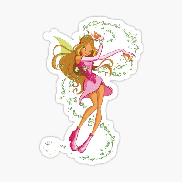 Flora Fairy Winx Club Sticker