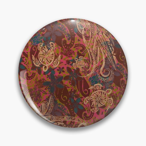 Item preview, Hawaiian - Samoan - Polynesian Turtle Print  designed and sold by sunnthreads.