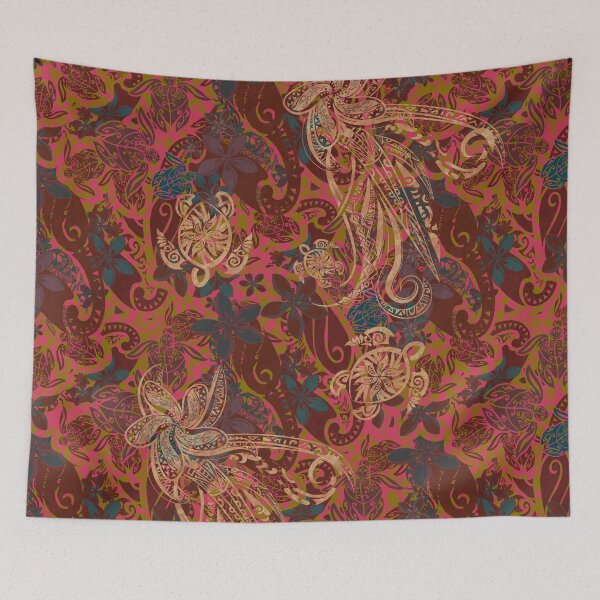 Item preview, Hawaiian - Samoan - Polynesian Turtle Print  designed and sold by sunnthreads.