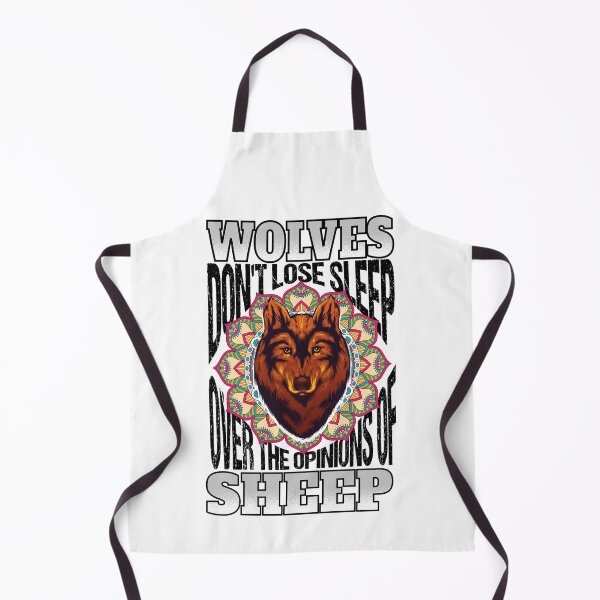 Item preview, Wolves Don't Lose Sleep over the Opinions of Sheep,watercolor,mandala designed and sold by ADAMYASS.